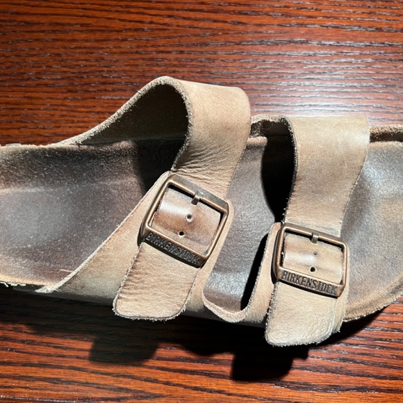 Birkenstock leather mens sandals size 10 main image 4